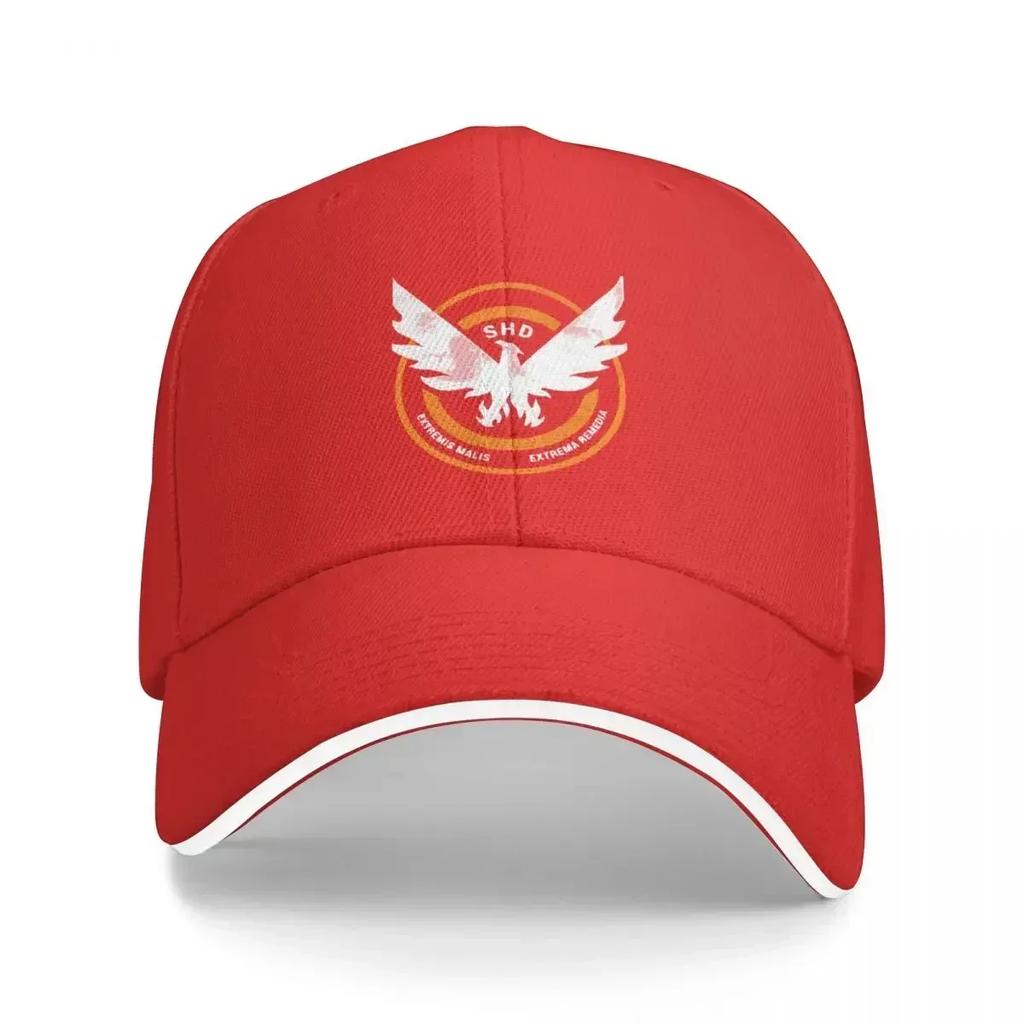 The Division SHD Grunge Logo 2 Basebollkeps Hattar för Unisex Solhatt Fiskemössa Kepsar För WoUnisex Unisexs