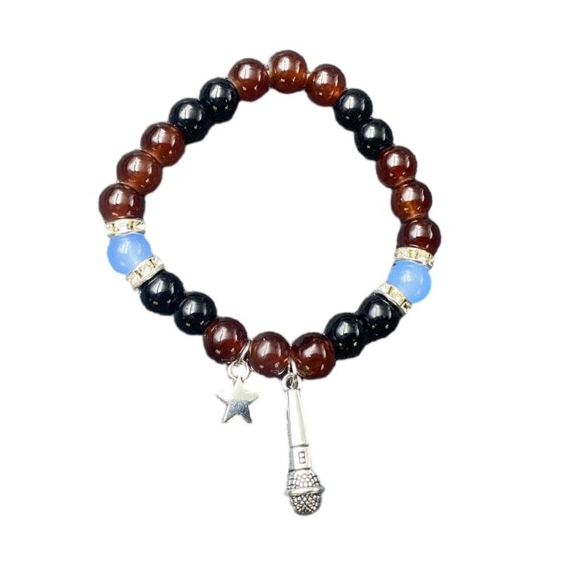 1/2Pcs Magnetic Couple Bracelet Set Adjustable Matching Bangles Fashionable Beads Handchain Jewelry for Fashion Lovers