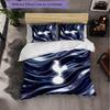 Tottenham Hotspur Pattern 3 Pieces Bedding Set Soft Microfiber Duvet Cover with Pillow Cases for Bedroom