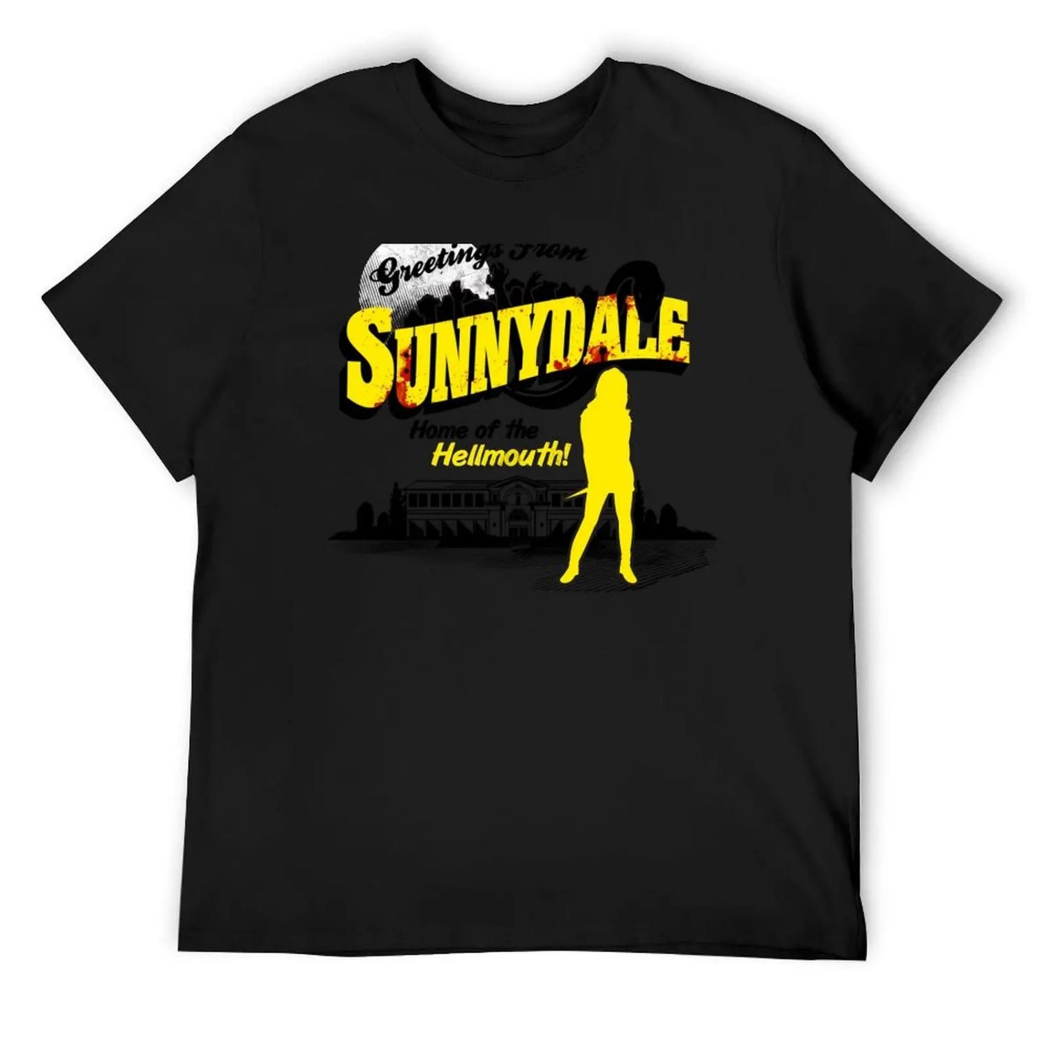 Greetings from Sunnydale T-Shirt clothes anime tshirt men tshirt S