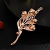 Senior Brooches Flower Leaf Brooch Pins for Women Suit Pendant  Fashion Brooches Jewelry