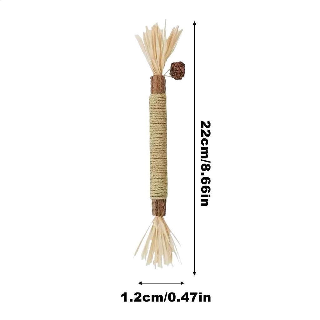 5pc Cat Toy Cleaning Teeth Silvervine Chew Stick Pet Snacks Sticks Natural Stuff with Catnip for Kitten Catnip Teasing Chew Toys