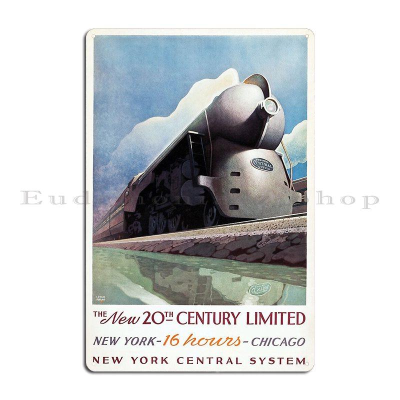 Orient Express Constantinople Trans Europe Express Vintage Train Travel Metal Printing Garage Club Cave Painting Tin Sign Poster