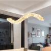 Nordic luxury restaurant Chandelier kitchen LED crystal pendant lights home decoration lighting modern Ceiling pendant lamp