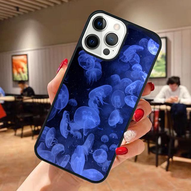 jellyfish Phone Case For Apple iPhone 17 Air Pro Max Plus Coque For iPhone 17 Air 14 15 16 13 12 Max Cover