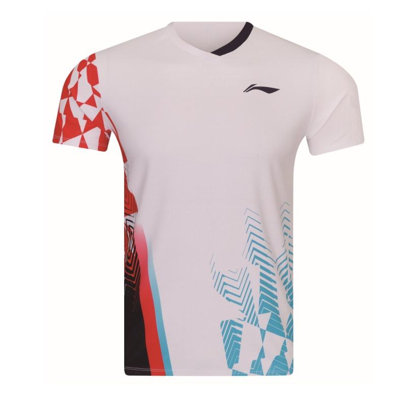 Li Ning Badminton Collection Badminton Jersey Unisex White AAYW051-2 2XL