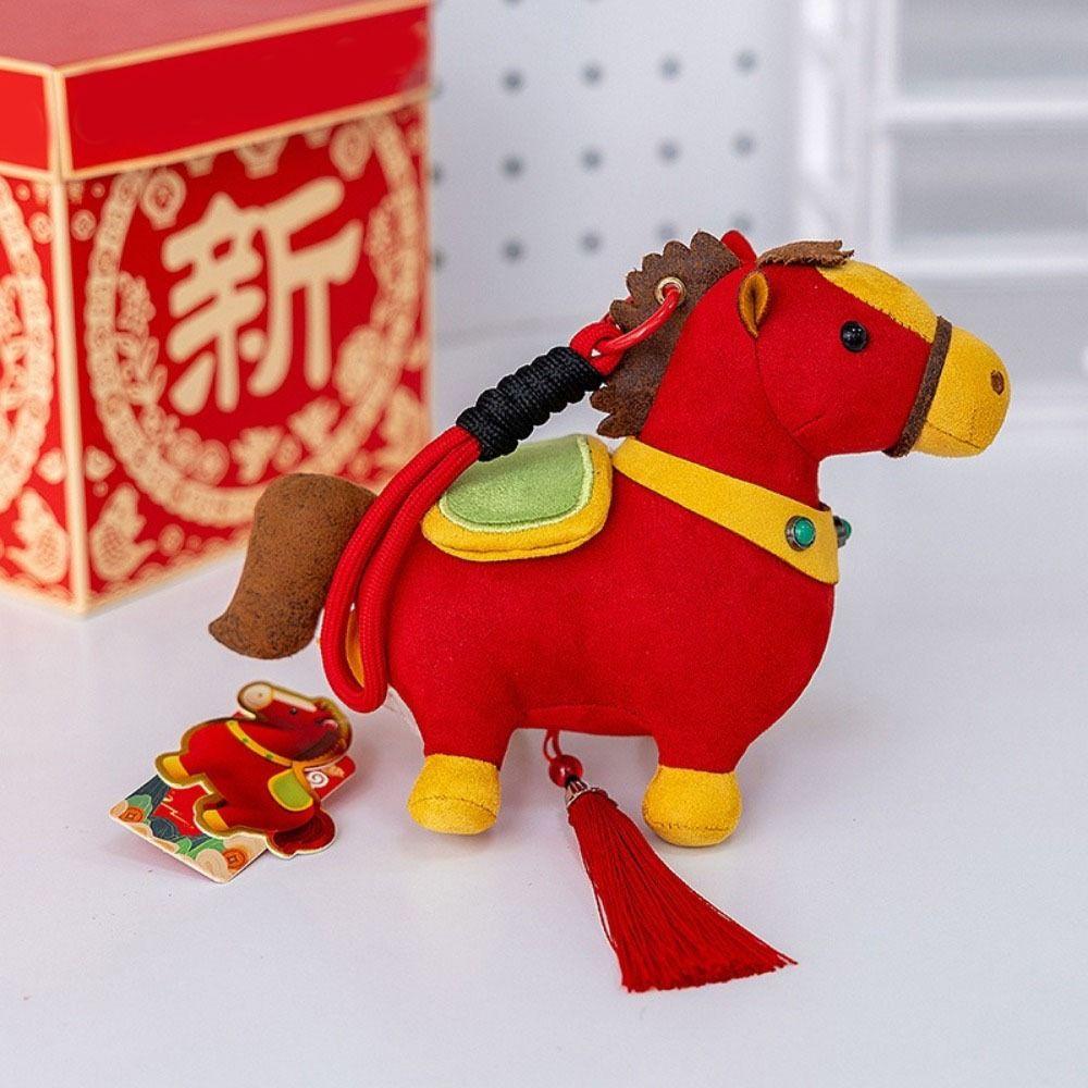 Realistic Zodiac Pony Plush Doll Ultra-soft Stuffed Horse Plush Pendants  Bags Decor