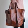 2023 Retro Soft Leather Large Capacity Shoulder Tote Handbag for Women