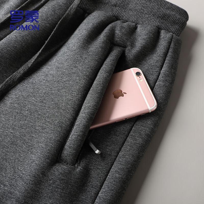 Romon Men's Warm Fleece-Lined Casual Pants