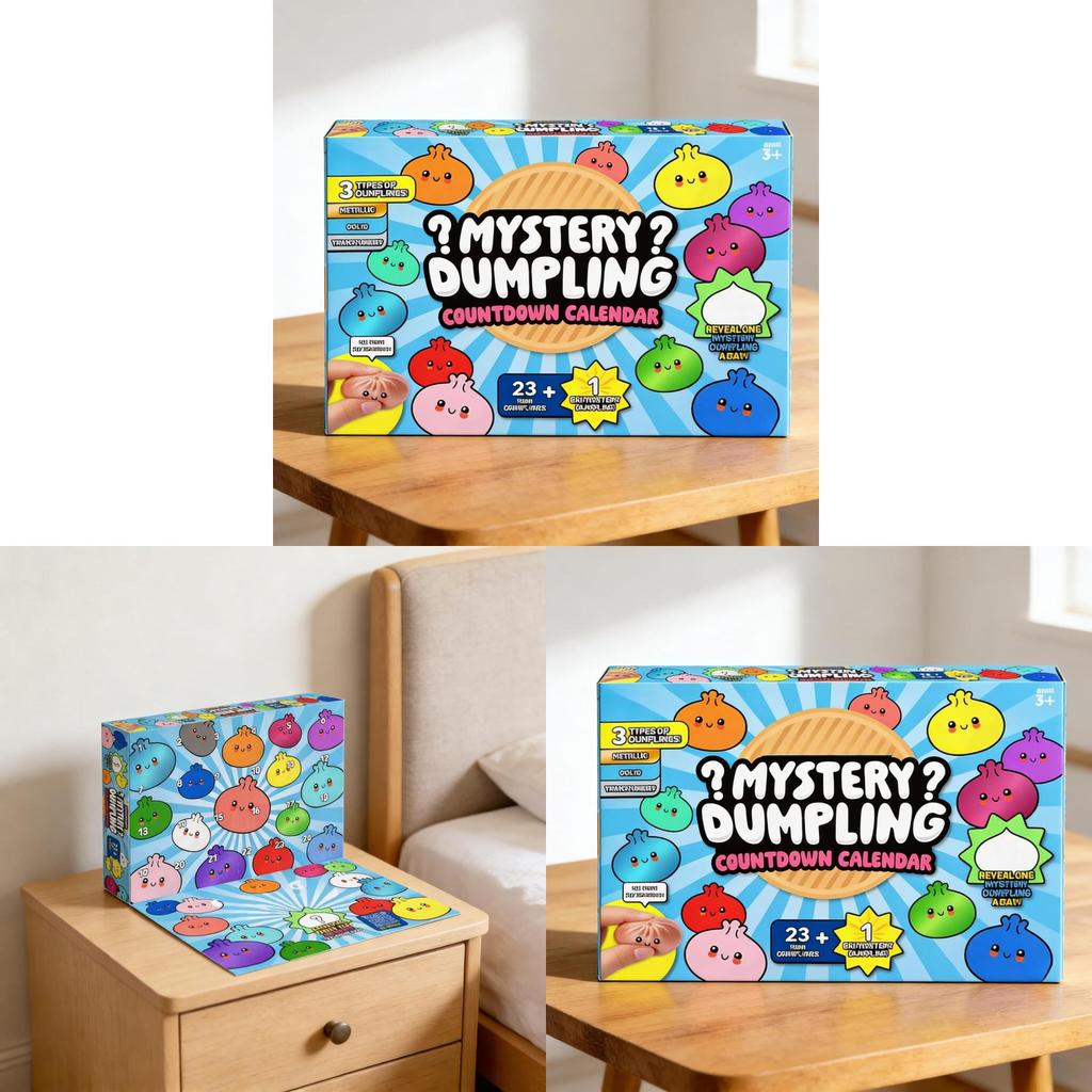Adult Stress Relief Toy Fidget Squishy With Calendar Blind Box For Hand Eye Coordination