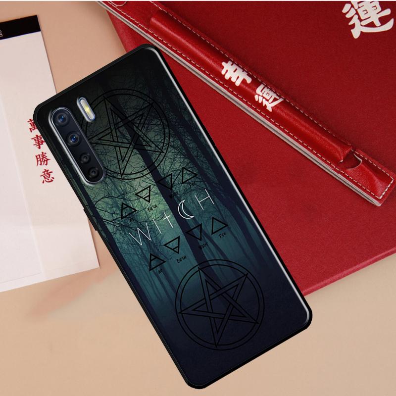 Witches Moon Witchy Mystery Totem Case For Oppo A40 A78 A54 A74 A94 A17 A57 A77 A76 A16 A96 A18 A60 A80 A38 A58 A98 A15 A5 Pro