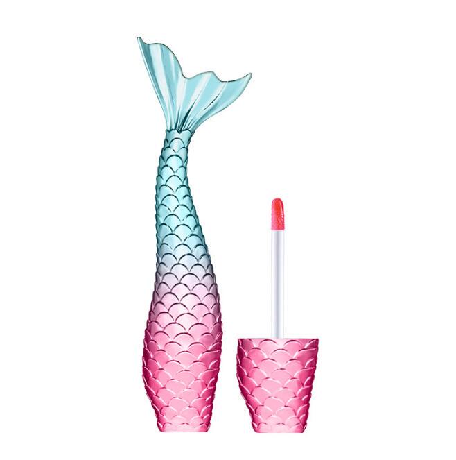 Liquid Crystal Glow Mermaid Lip Gloss Lip Tattoo Lipstick Makeup Mermaid Pigment Glitter Lip Gloss
