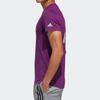 Adidas Printed Breathable Crew Neck Short Sleeve T-Shirt Men Tops Purple GL7276