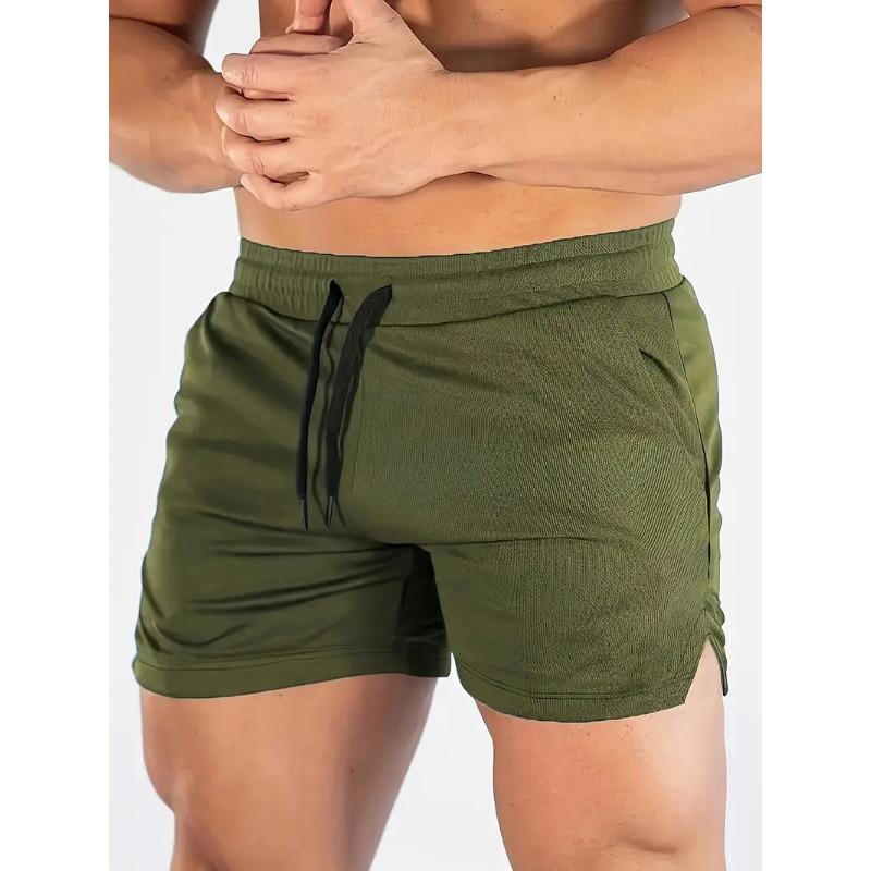 New Large-size Sports Shorts for Men's Quick-drying Marathon Running Three-point Pants Fitness Beach Pants