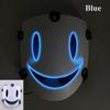 LED High Rise Invasion Mask Cosplay High Rise Invasion Anime Costume Accessories Mask Luminous Flashing Mask for Halloween Props