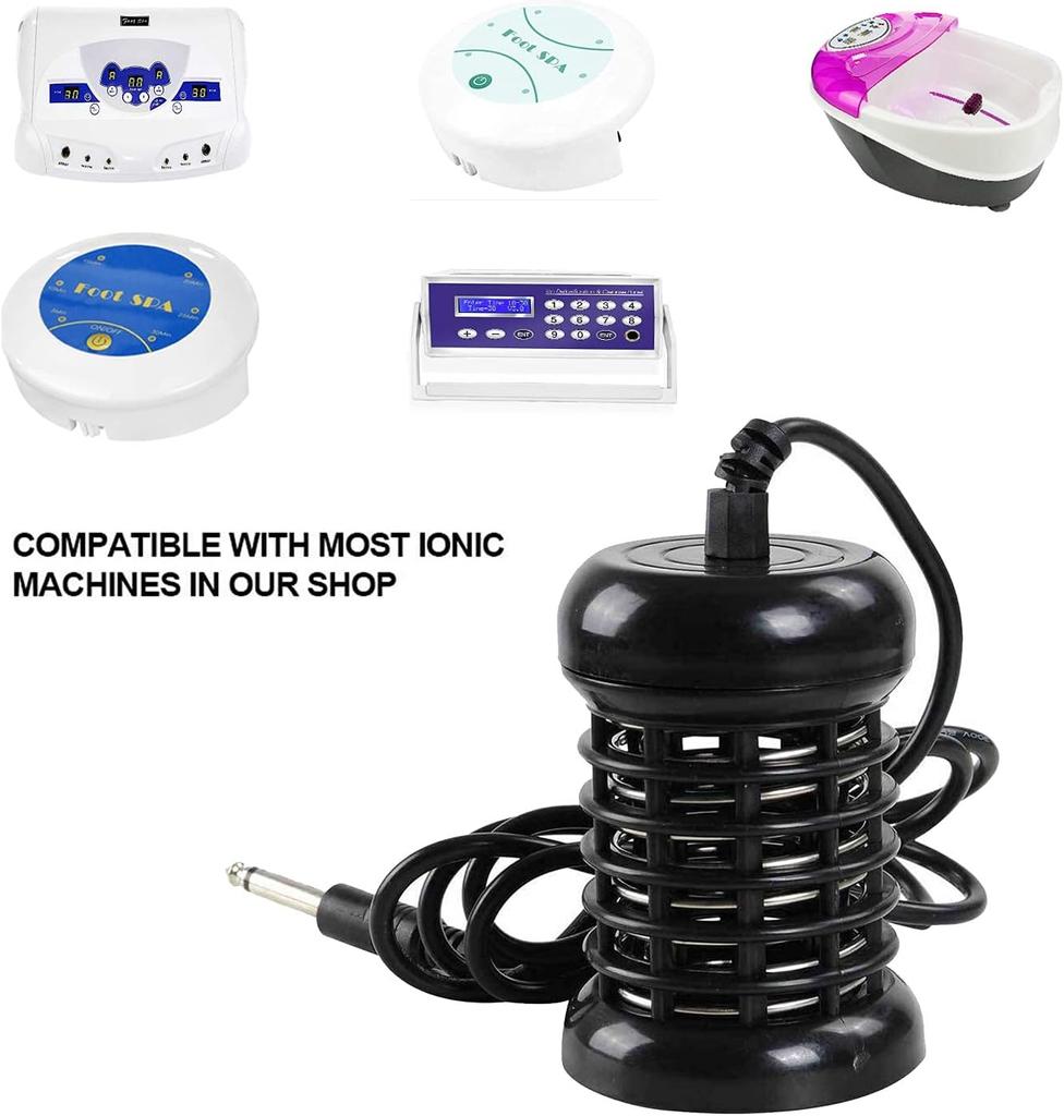 Fuß-Detox Ionische Arrays Ersatz-Arrays Maschine Spa-System Edelstahl Rund Tragbar Fußbad Reinigen Zelle Spa-Maschine