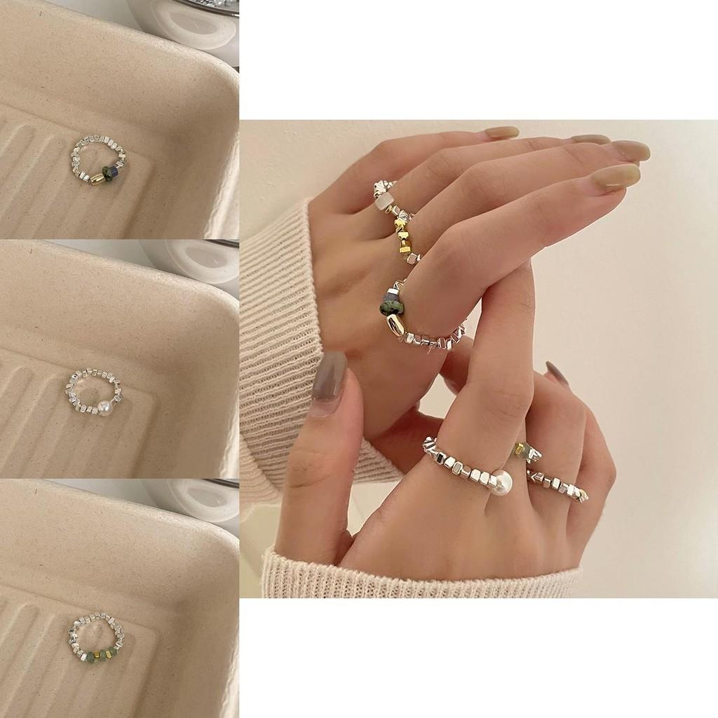 Chic Minimalist Copper Ring With Stunning Pearl Details For Fashionable Women 2022