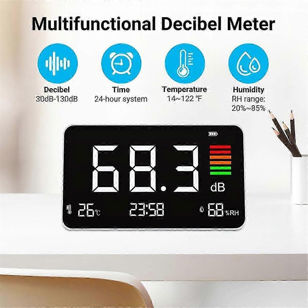 Decibel Meter,Digital Sound Level Meter 30-130db