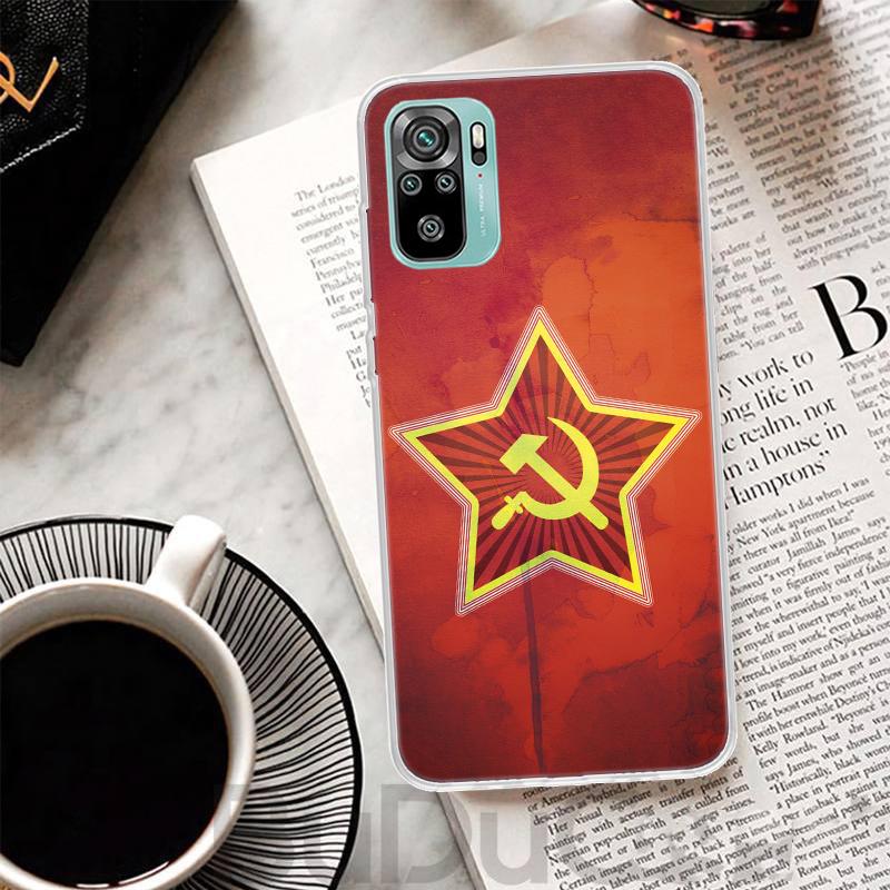 Russian Stalin Ussr Communism Cover For Xiaomi Redmi Note 14 13 12S 12 11 Pro Plus Phone Case 11S 10S 10 11E 11T 14Pro 13Pro Pri