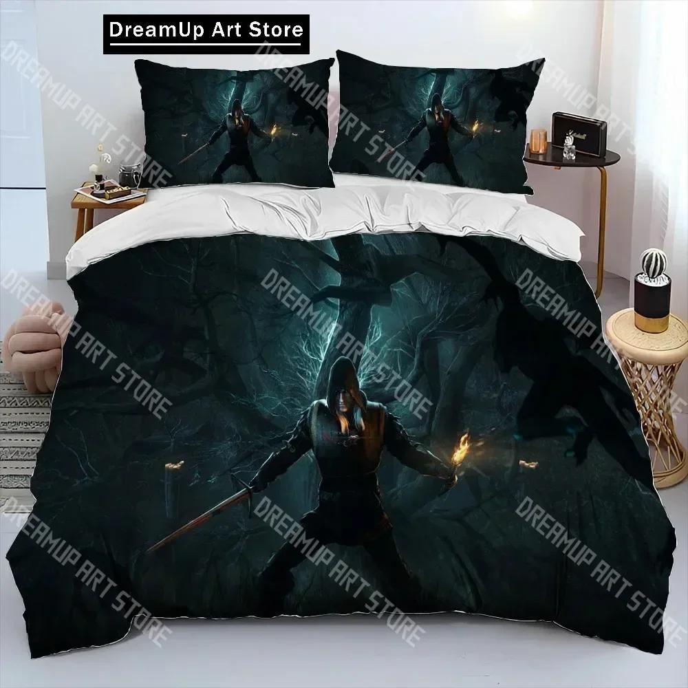 3D Print The W-Witchers Bedding Set Boys Girls Twin Queen Size Duvet Cover Pillowcase Bed Kids Adult Home Textileextile