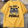 Dandys World Pebble Its Just A Pebble Fun Printed Summer Childrens Tshirt Short Sleeve Breathable Top