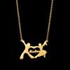 Atoztide 2022 New Customized Name Necklace Stainless Steel Letter Summer Choker Chain Pendant for Women Nameplate Gift
