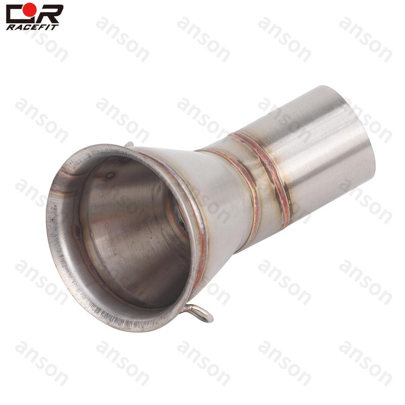 

Escape Exhaust Mid Pipe 51mm Modified For ZONTES 703RR 2024 2025 Muffler Middle Link Pipe with Bracket