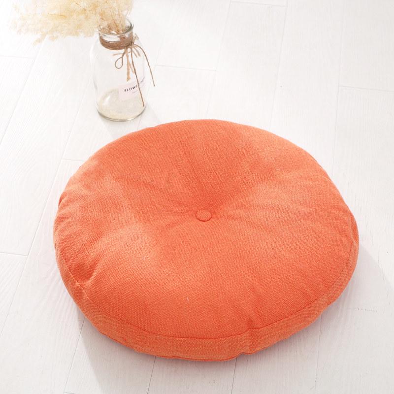 Washable Japanese-Style Thick Linen Tatami Floor Cushion for Living Room