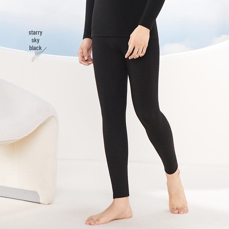 

Мужской термокомплект из кашемира, похожего на шелк - Толстый, теплый и с отделкой для осени/зимы 3XL