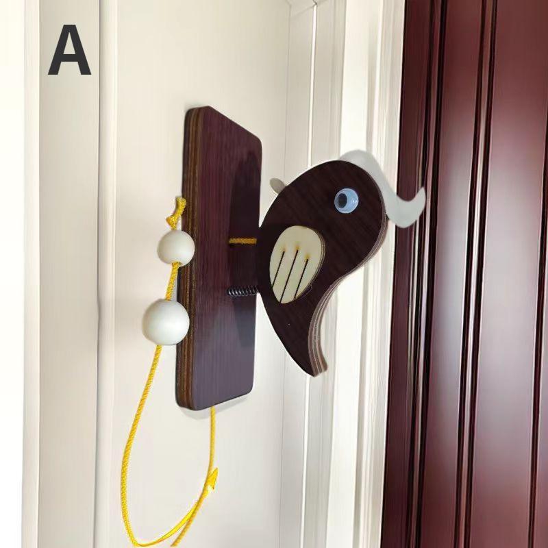 Woodpecker Doorbell Drag and Knock Decorative Pendant Homestay Creative Decoration Household Handmade Doorbell