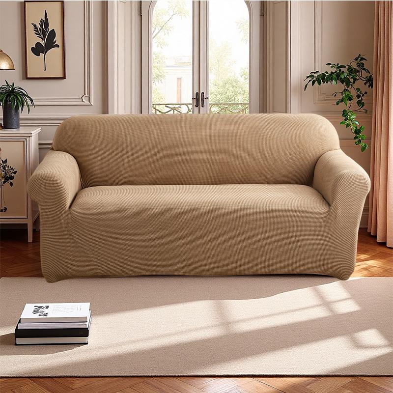 1/2/3/4 Seater Sofa Cover for Living Room L Shaped Corner Sofa Cover Stretch Sofa Slipcovers Elastic Thick Armchair Couch Cover