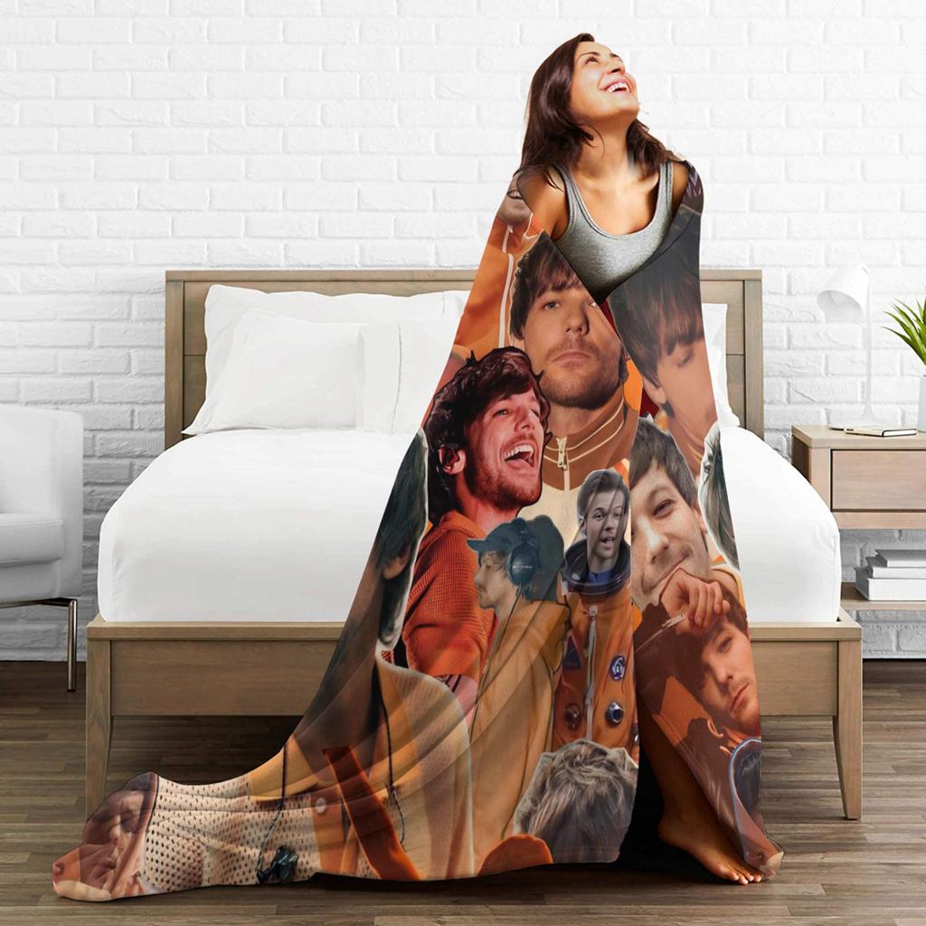Louis Tomlinsons Lemonade Tour 2025 Blanket Multiple Sizes Super Soft and Warm  Throw Blankets for Sofa Couch and Bed