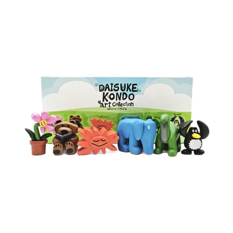 Daiuske Kondo Adorable Dinosaur And Flower Blind Box Collectible Figure Set
