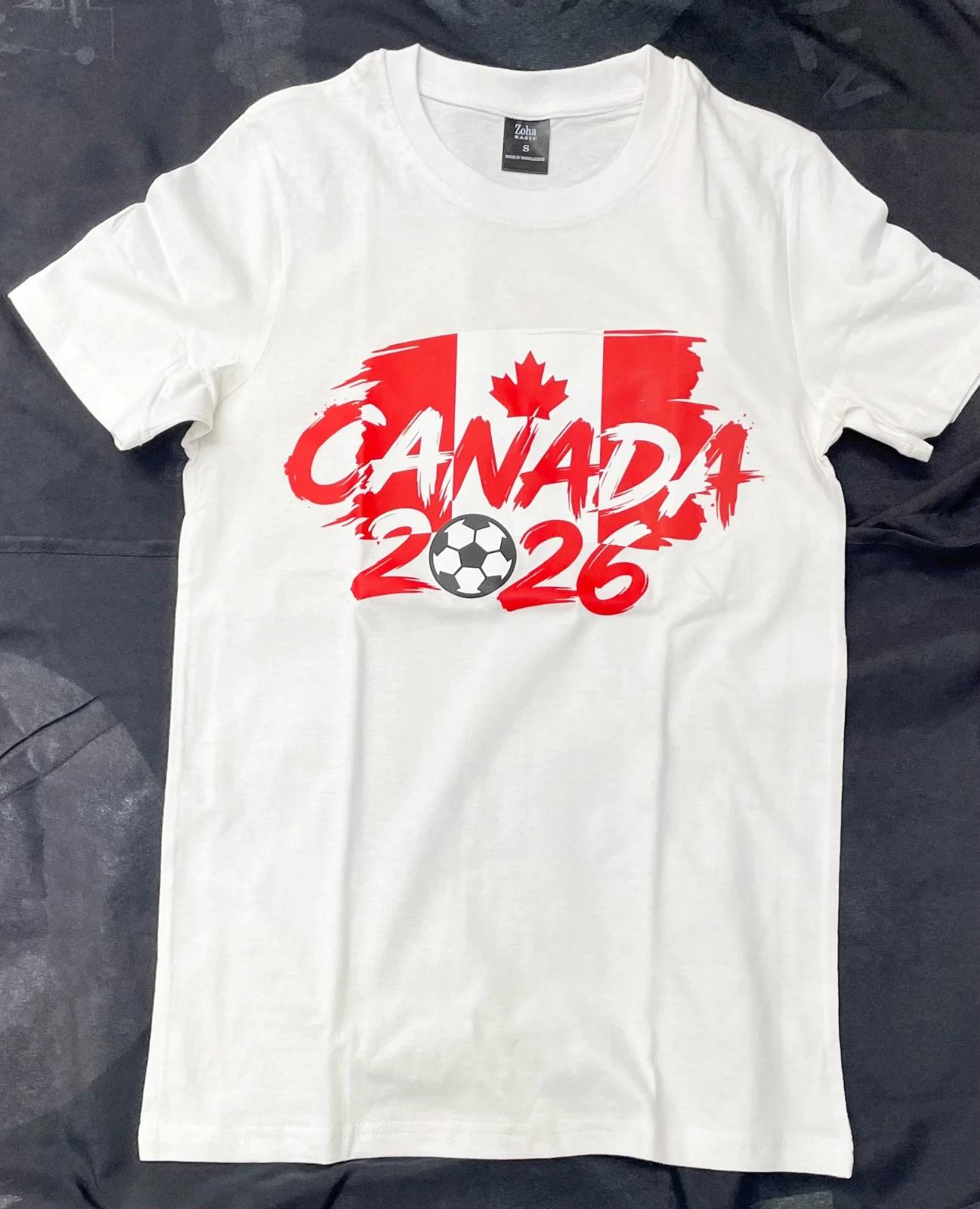 World Cup 2026 Soccer Team Canada Shirts XL