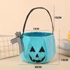 Halloween Bowknot Pumpkin Candy Bucket Waterproof Non-Toxic Trick Or Treat Storage Handbag for Toddlers Halloween Activities