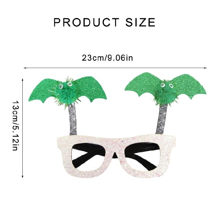 Halloween Theme Eyeglasses Festival Eyewear Holiday Party Spoof Bat Wing Glasses Adult Kids Costume Accessories