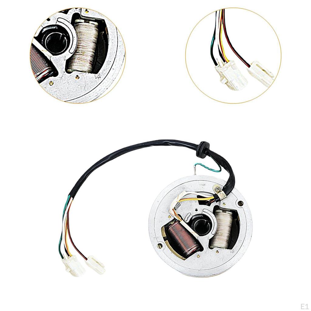Coil Ignition Stator Plate Accessory Compatible for PW80 Supplies Replace Parts
