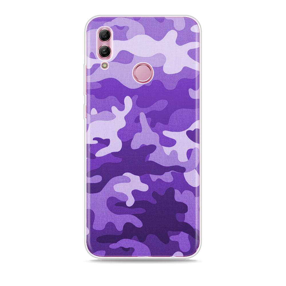 Armádní kamuflážní maskovací silikonový kryt pro Honor 30 30S 30i 9 10 9A 9C 9S 9N 10i 10X 9X Lite Pro 5G pouzdro na telefon