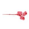 Christmas Candy Canes Wool Christmas Candy Cane Hanging Ornaments 6pcs Chic Inspired Sequins Candy Shape Curly Pick