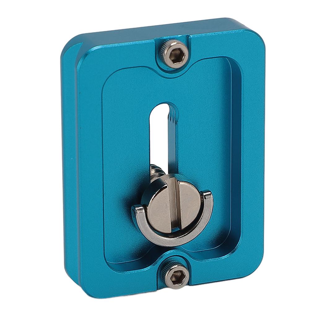 Camera Quick Release Plate for Arca 1/4 Inch Thread Metal Anti Slip Rubber Pad Universal QR Plate for Tripod Ball Head