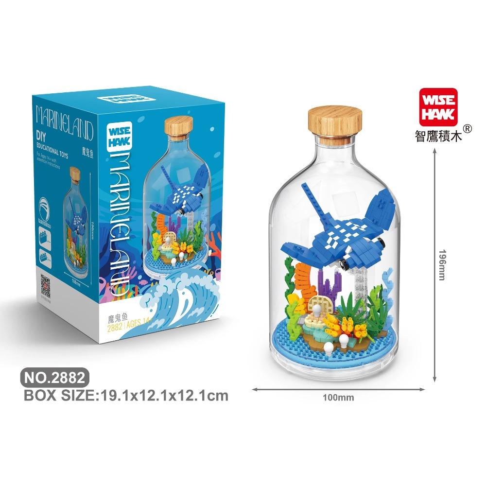 Mattoncini MOC Modello Animale Uccello Aquila Calva Pappagallo Assemblaggio Fai da Te Mattoncini Giochi Creativi Collezione Giocattoli Regali di Natale