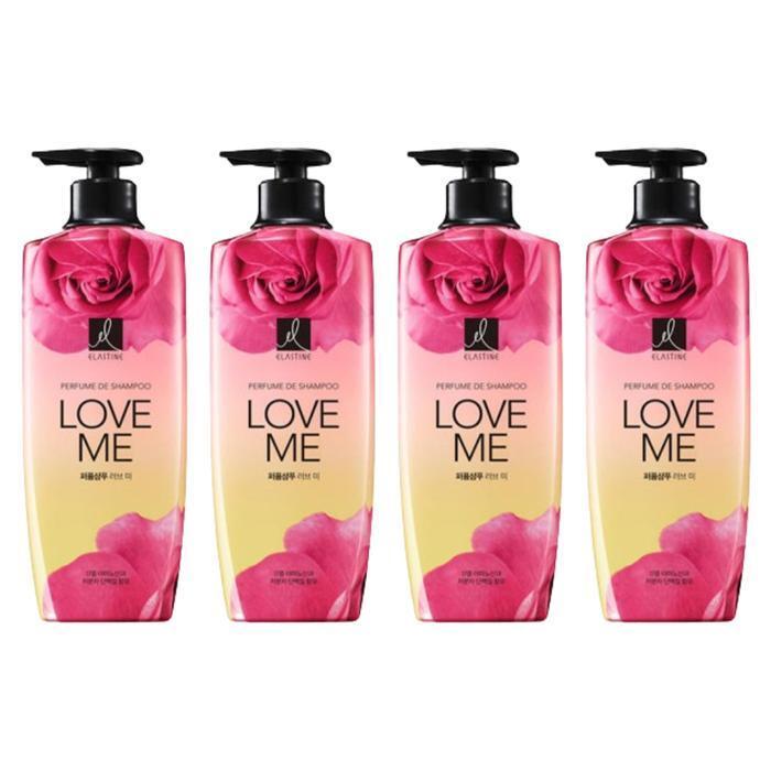 ELASTINE Perfume Love Me Shampoo 600ml x 4 (9965058)