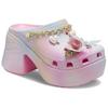 Crocs Siren Clog Eva Mote Høye Hæler Tresko Dame Tresko Rosa 210682-90H