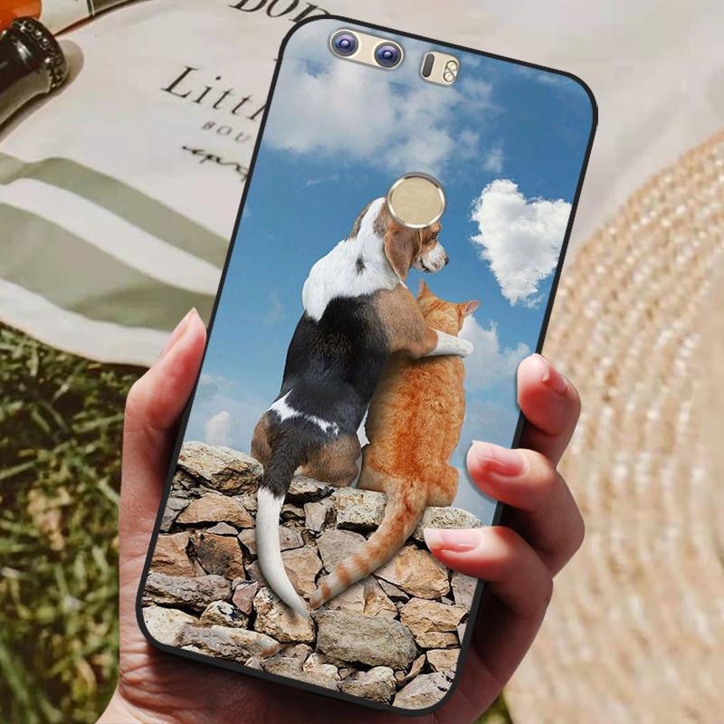 Pro Huawei Honor 8 5,2palcový kryt Silikonový zadní kryt Pouzdro na telefon pro Huawei Honor 8 Kryty Měkký nárazník coque Honor8 FRD-L19 Pouzdra
