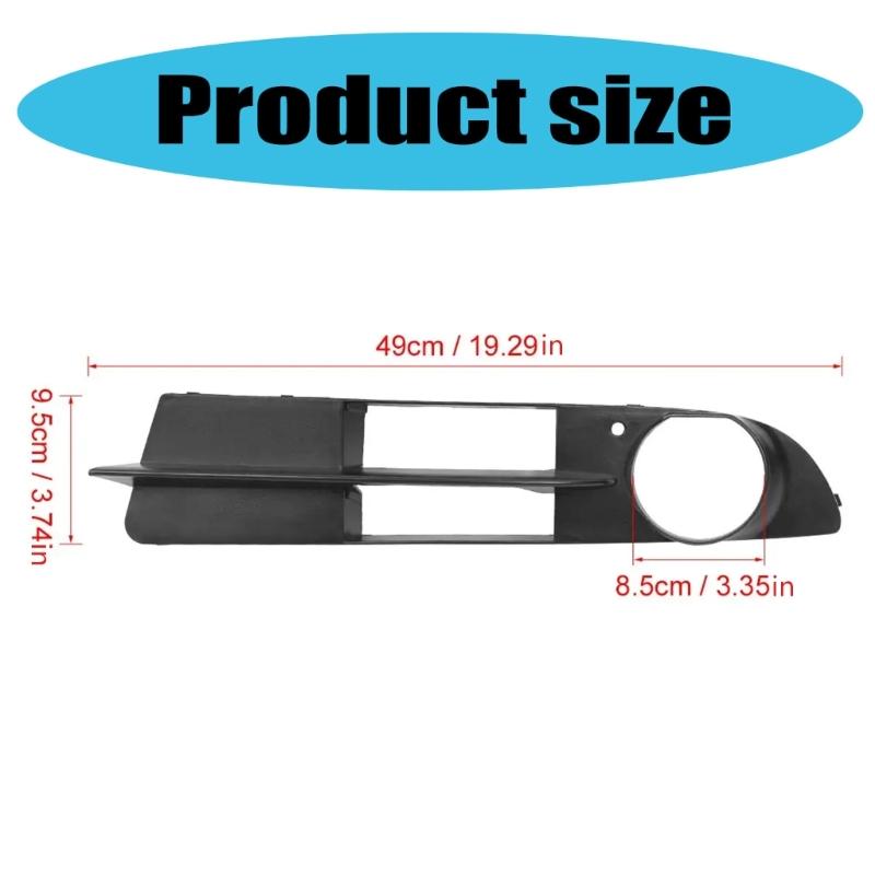 Replacement Fog Lights Trim Cover 51117049243 51117049244 Car Fog Lamps Frame Cover for E60 E61 535i Auto Accessories