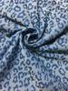 Designed Denim Thin Cloth Cotton for Denim Handmade Fabric, Fabric, Scraps, Denim, Scraps, Fabric, Crafts, Remakes, (Leopard Print, Center)