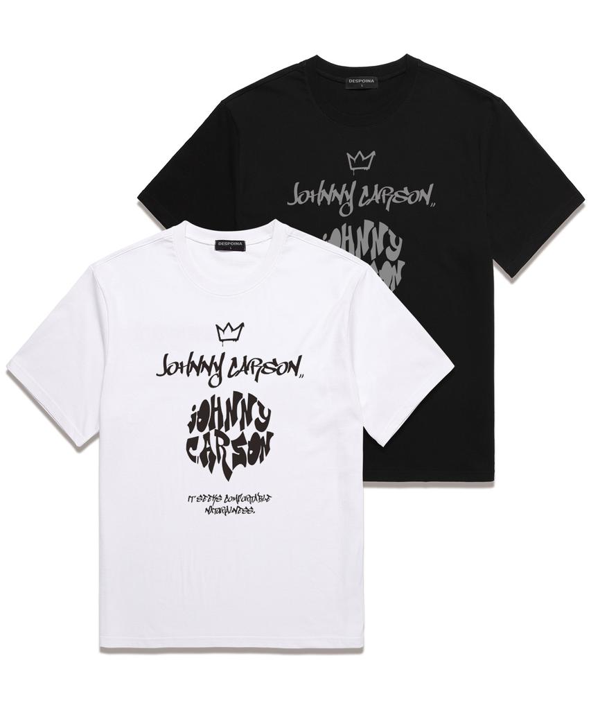 JOHNNY CARSON Graffiti Ver.1 Short Sleeve T-Shirt (Jcss104) Black