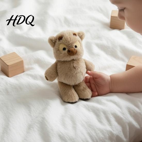 Cruelty-free Stuffed Toy Highland Cow Animal Soft Running Calf Plush for Kids Strong Stitched Cuddle Hugging Plushie Boys Girls Portable