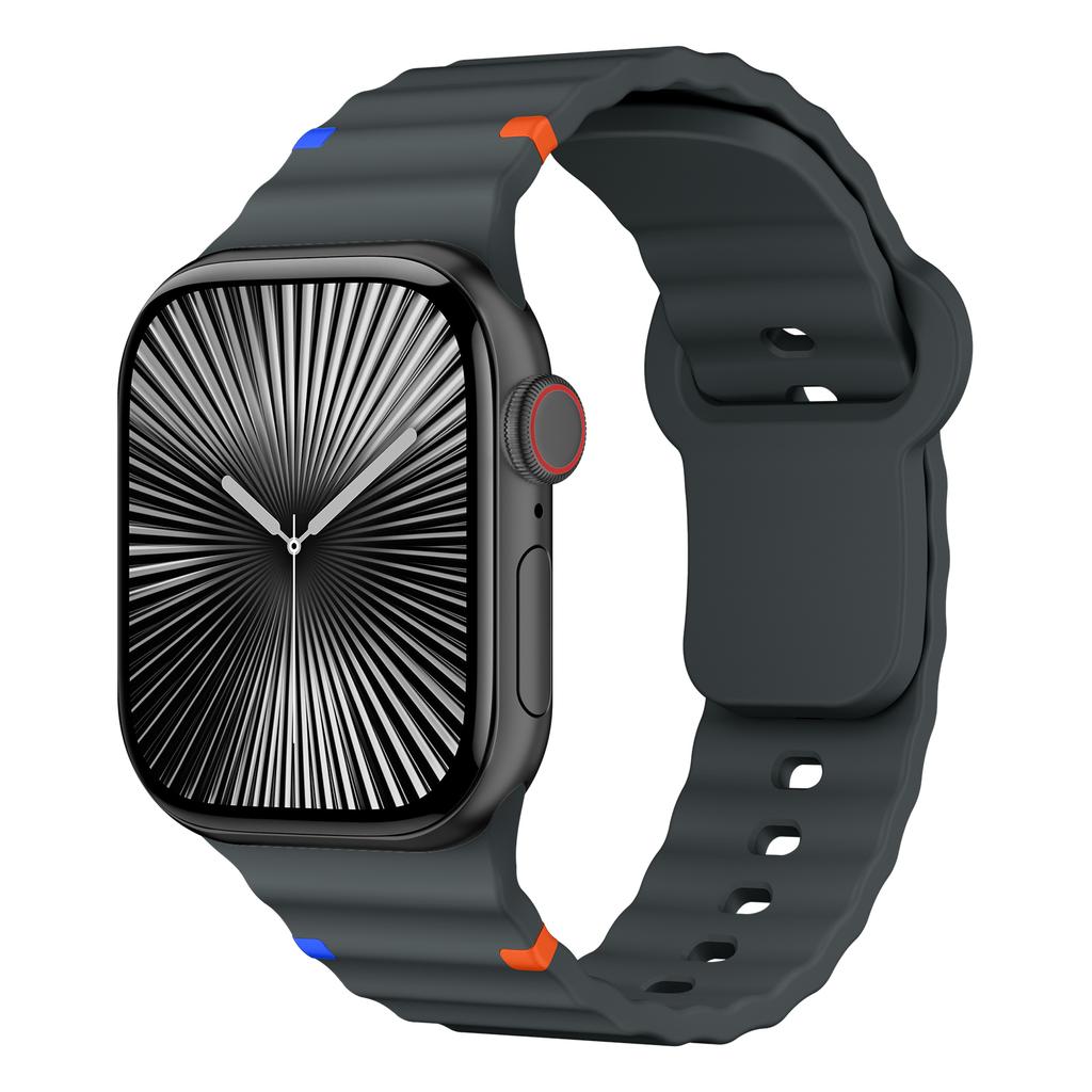 Silicone Straps for Apple Watch Band 44mm 40mm 49mm 45mm 46mm 42mm 38mm 41mm Correa Sport Bracelet iWatch Series 10 SE 9 Ultra 2