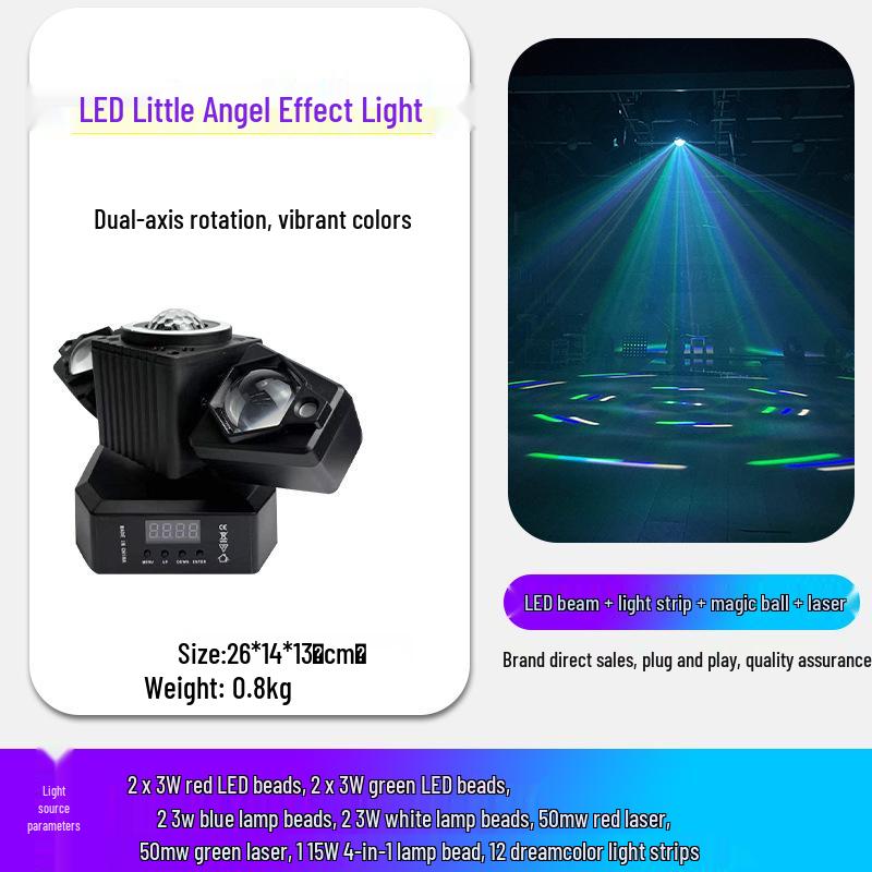 

Пограничная война Shadow 6-ручный светодиодный эффектный светильник для дома, KTV и барной атмосферы Default